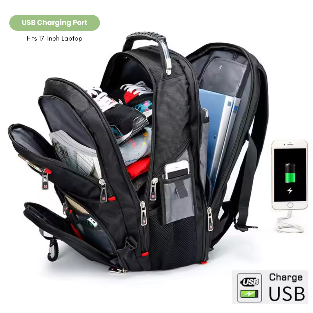 Laptop Backpack - Multifunctional - 17 Inch