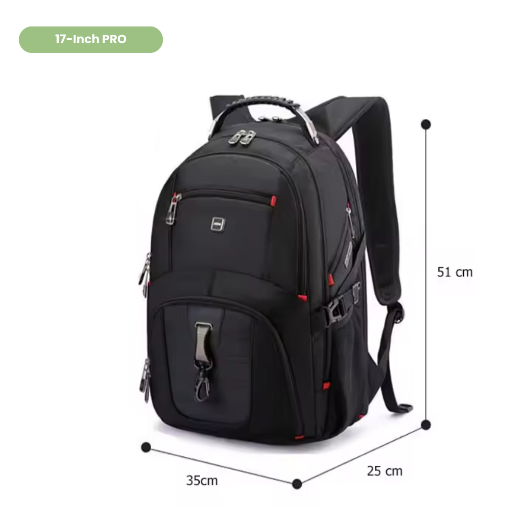 Laptop Backpack - Multifunctional - 17 Inch