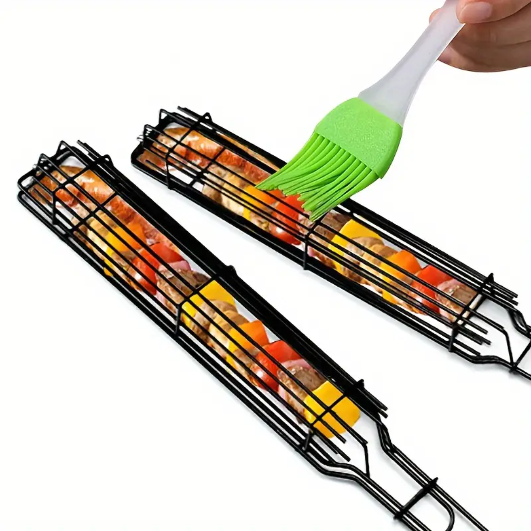 BBQ Grill Basket - Kebab skewer - Vegetable skewer