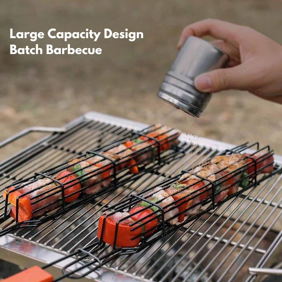 BBQ Grill Basket - Kebab skewer - Vegetable skewer