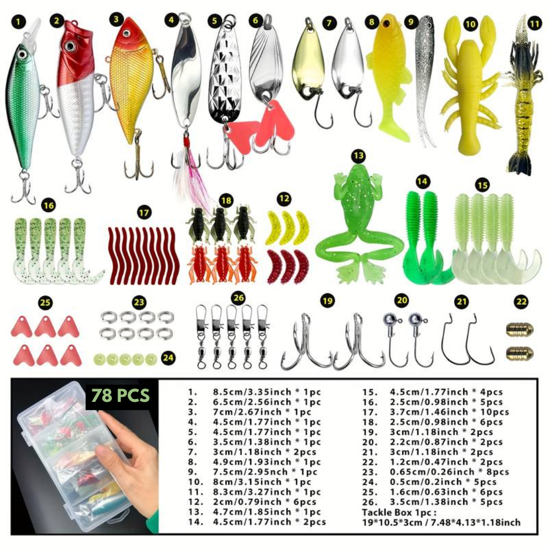 Bait Set - 122 Piece