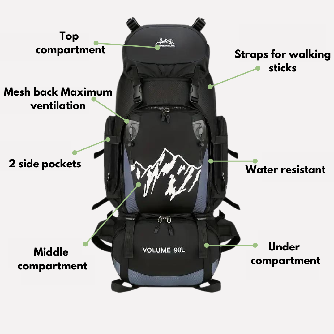 BeyondPeaks - 90L Backpack - Waterproof