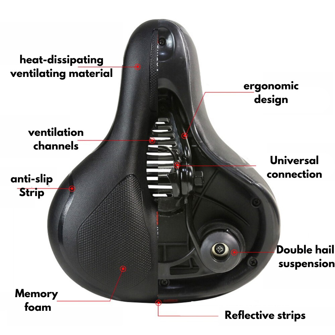 BeyondPeaks - Ergonomic Bike Saddle