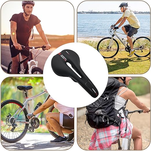 BeyondPeaks Ergonomic Bike Saddle - Road Bikes & Mountain Bikes