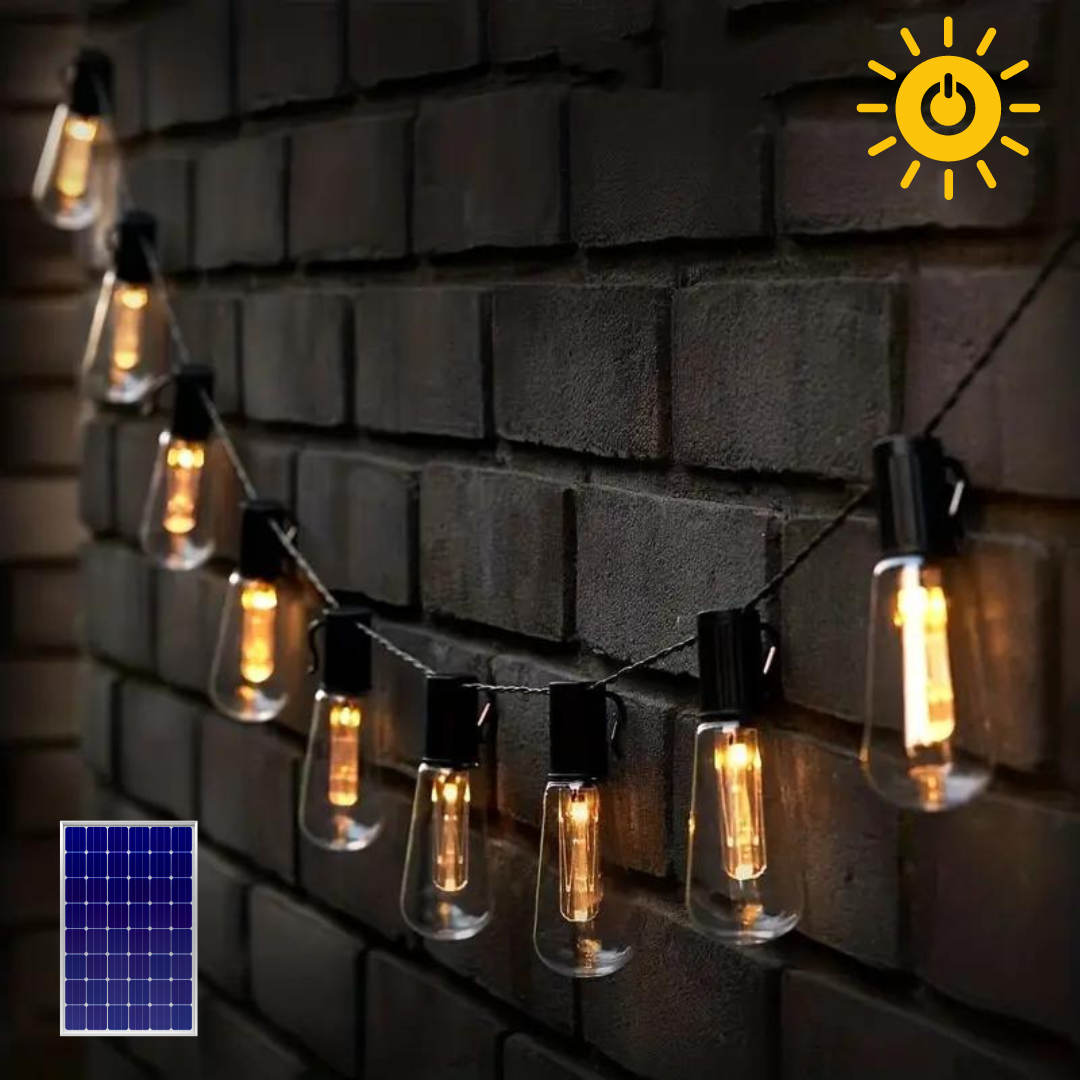 BeyondPeaks - Solar-Powered LED Light Garland