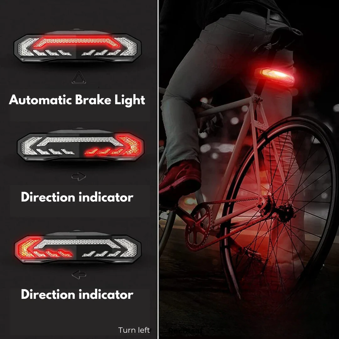 Bicycle lights - Turn signal - Alarm