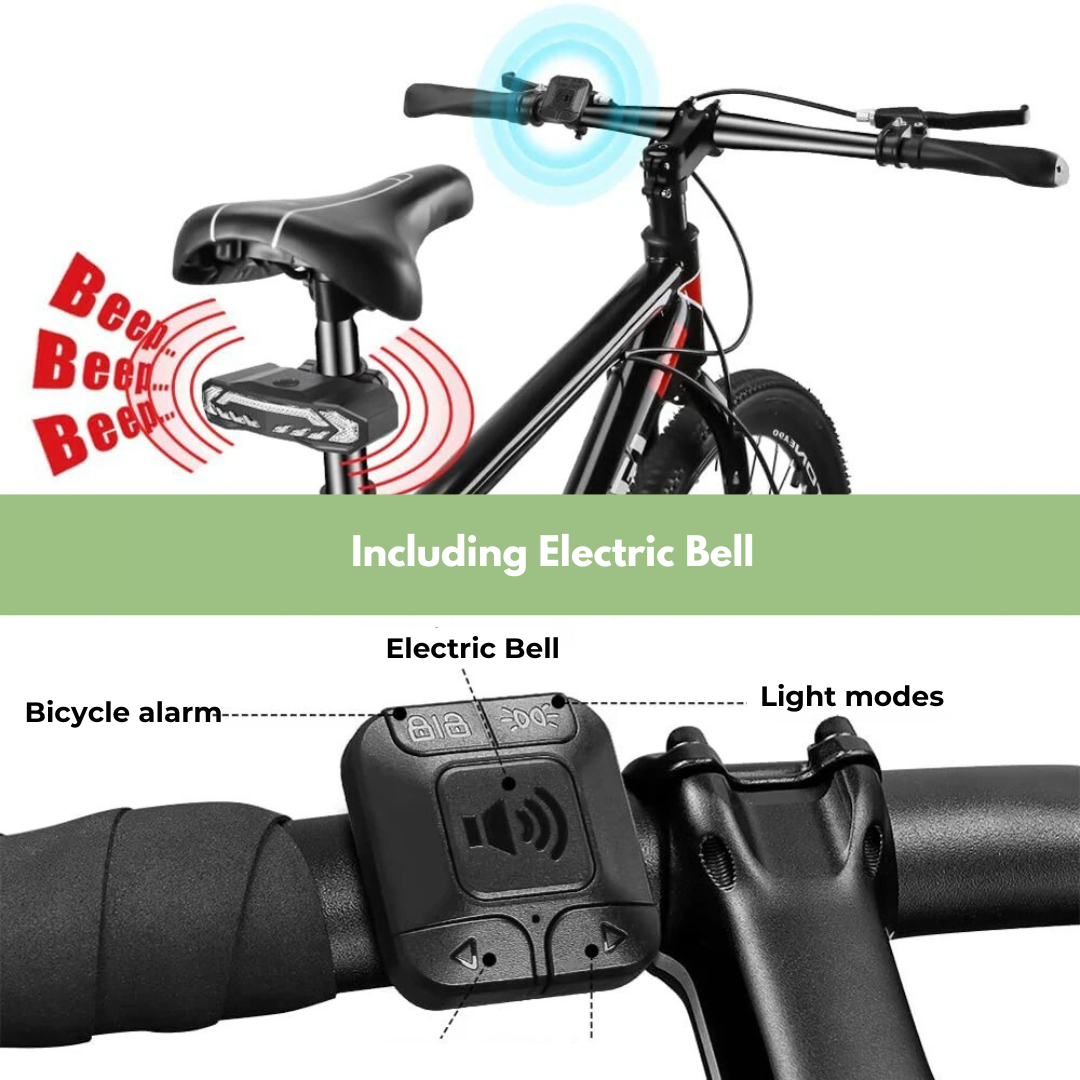 Bicycle lights - Turn signal - Alarm