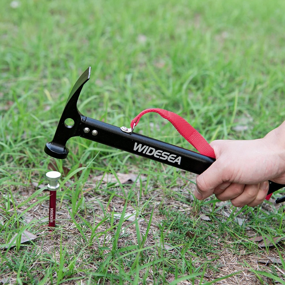 Camping hammer with hook - Tent hammer