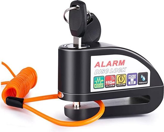 Disc brake lock - Alarm function - Bicycle, Scooter, Motorbike