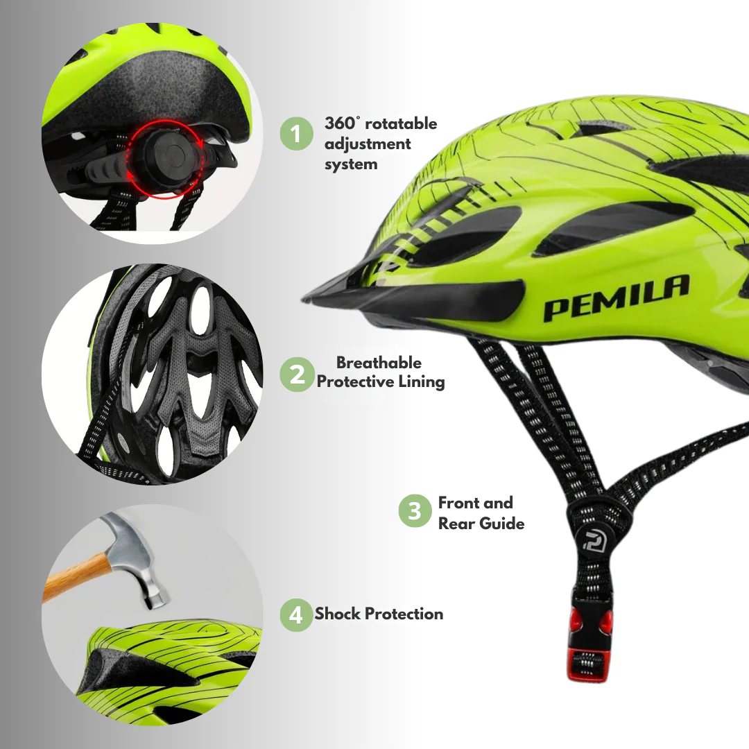 Ergonomic Bicycle Helmet - Unisex