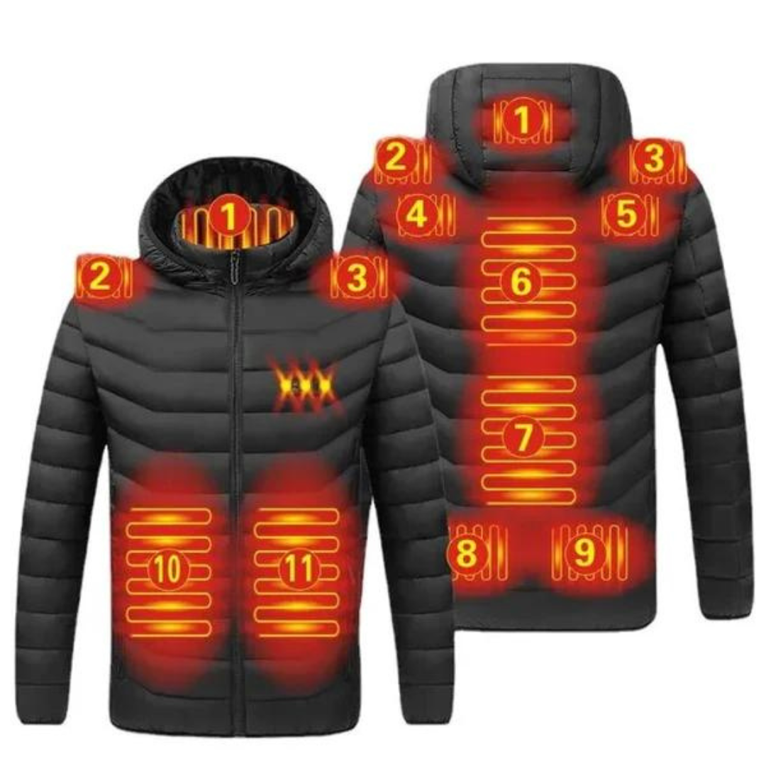 Heated Jacket - 11 Areas - Winter Coat