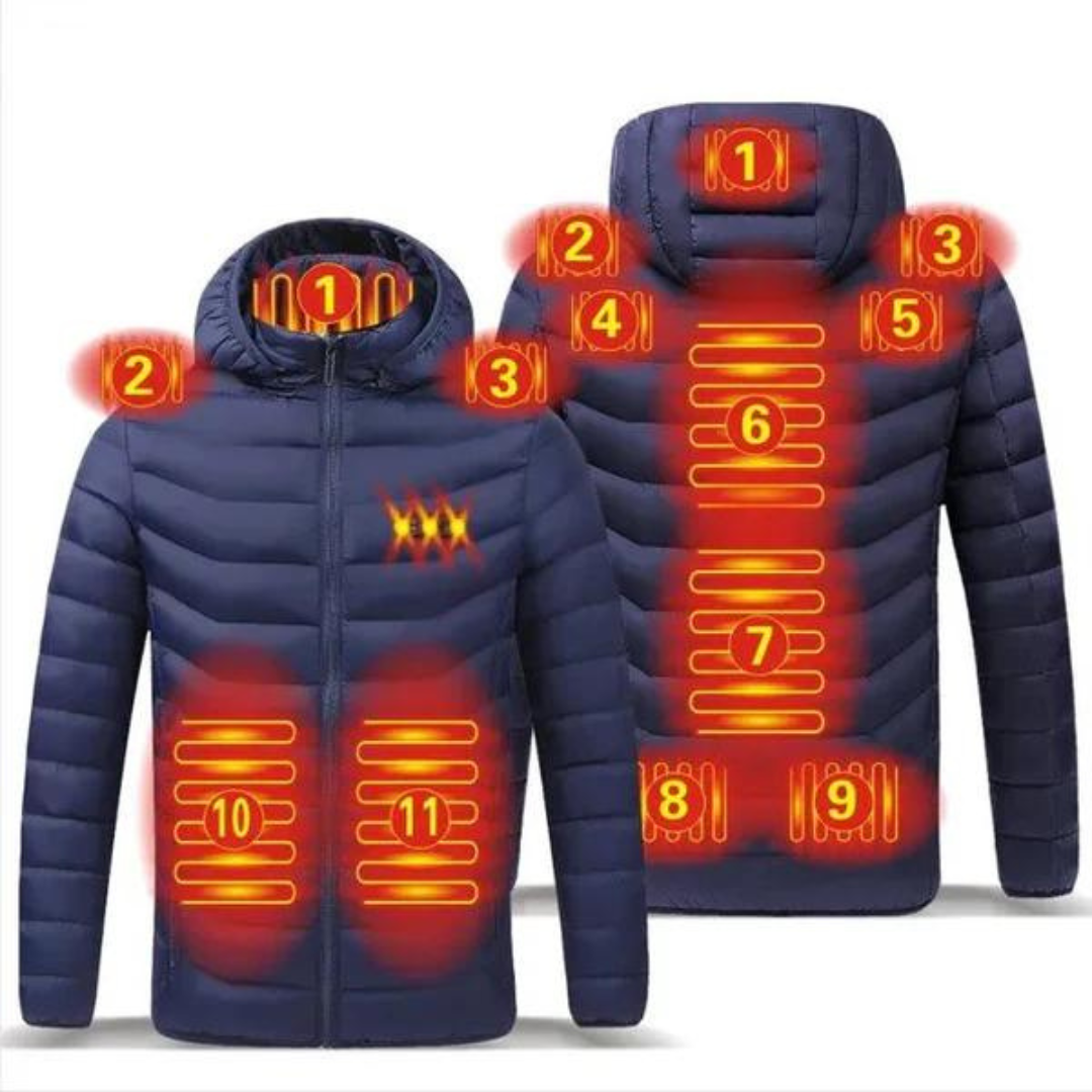 Heated Jacket - 11 Areas - Winter Coat