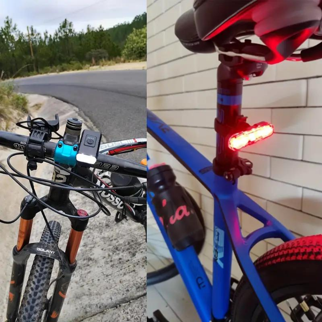 LED Bicycle Light - 1000 & 500 Lumens - USB Rechargeable