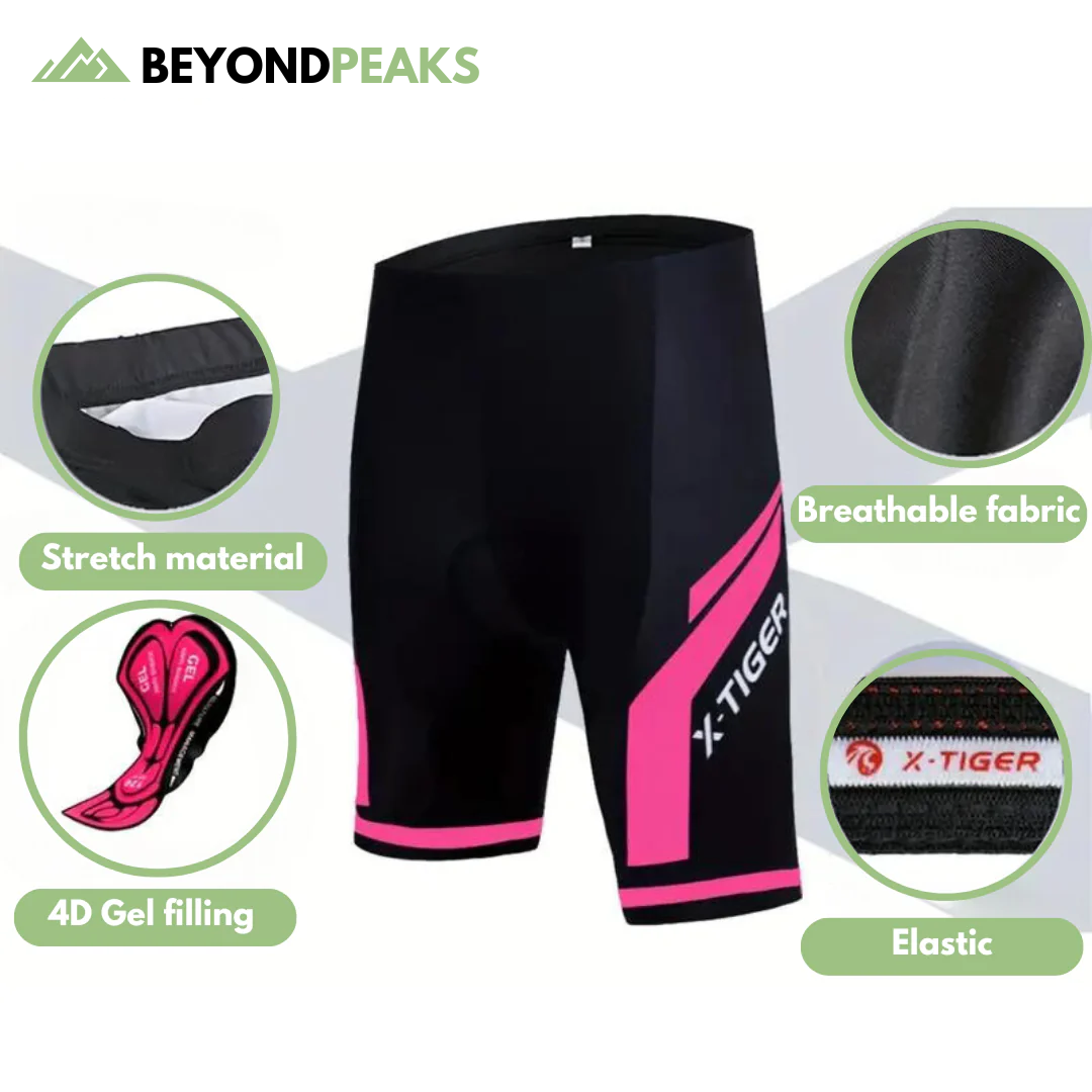 Ladies Cycling Pants - 3D Chamois - Against Saddle Pain