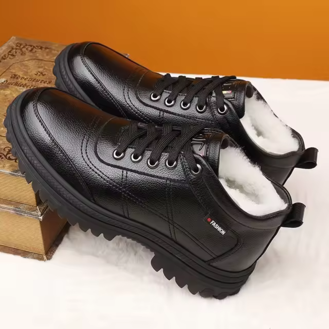 Men's Lined Boots - Winter Shoes - Waterproof