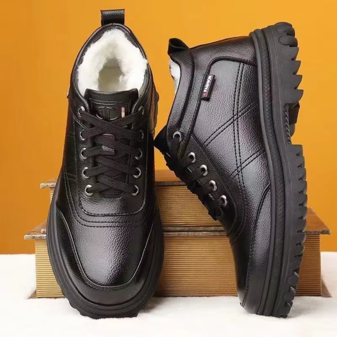 Men's Lined Boots - Winter Shoes - Waterproof