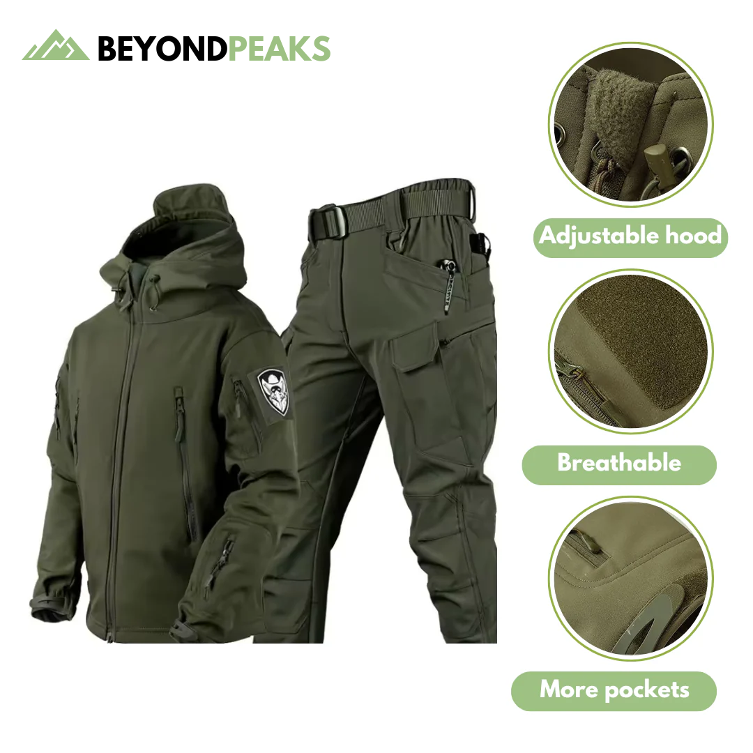 Military Tactical Set - Jacket & Pants - Softshell