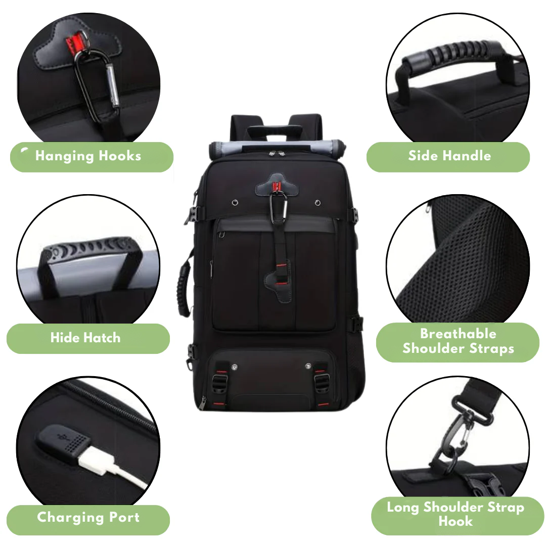 Outdoor Rucksack USB - Waterproof - 50L