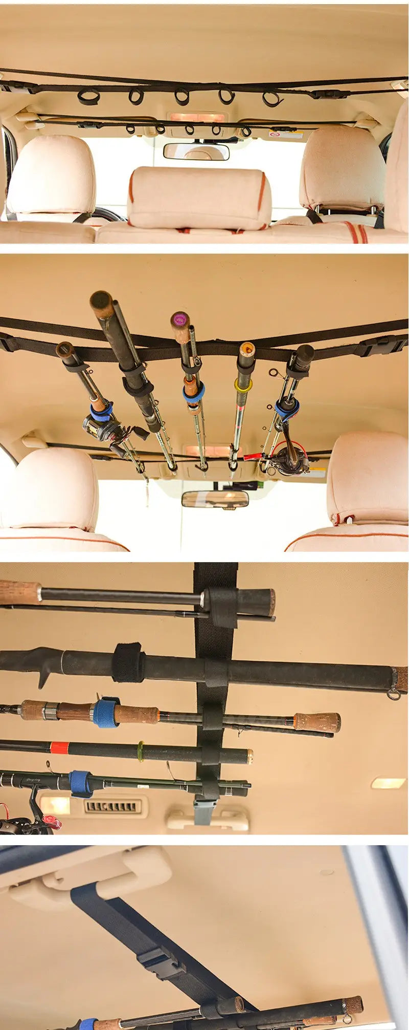 Rod Holder Car - 5 Rods - 2 Pieces