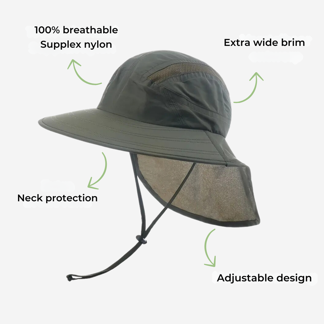 Sun hat - Neck protection - Wide brim