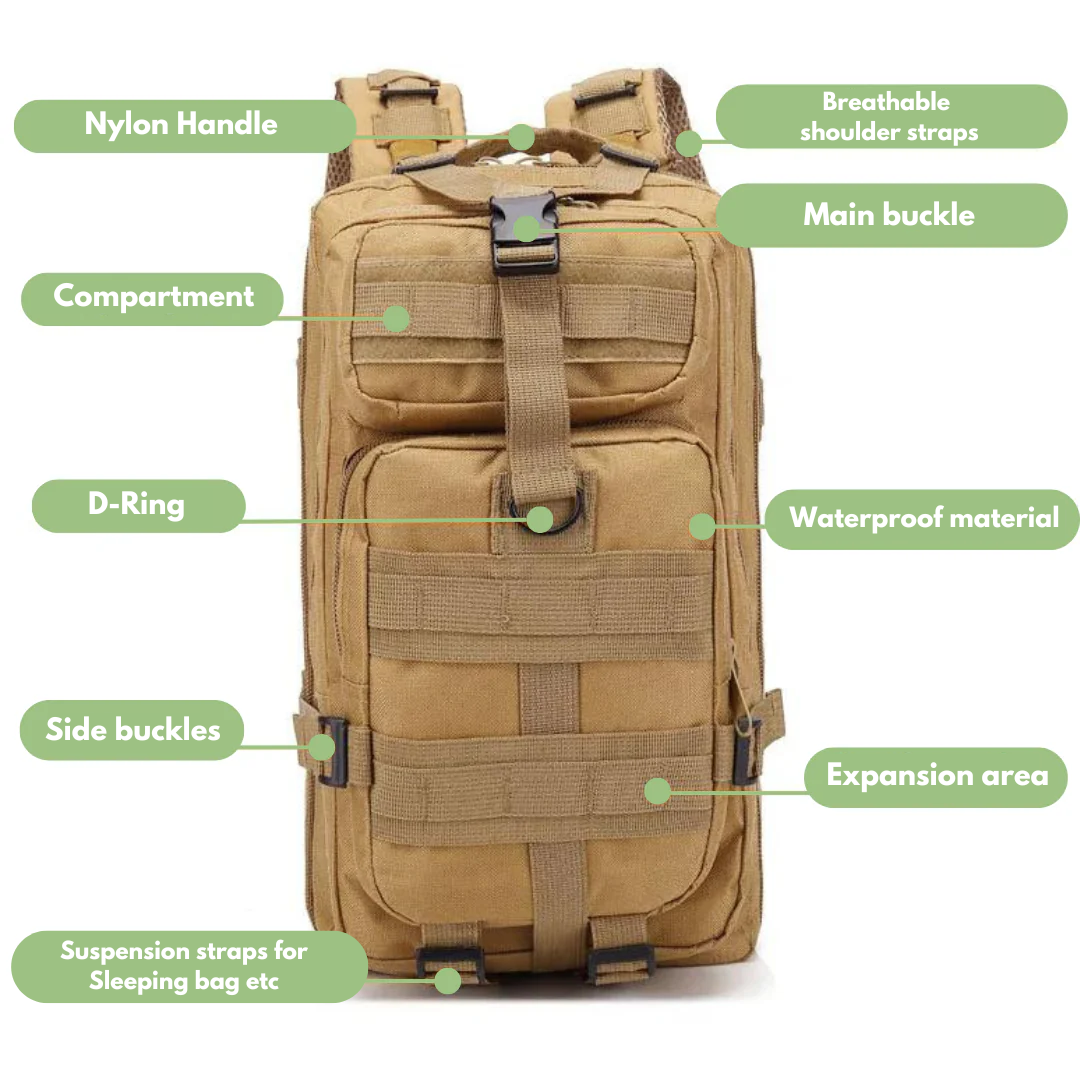 Tactical Backpack - Waterproof