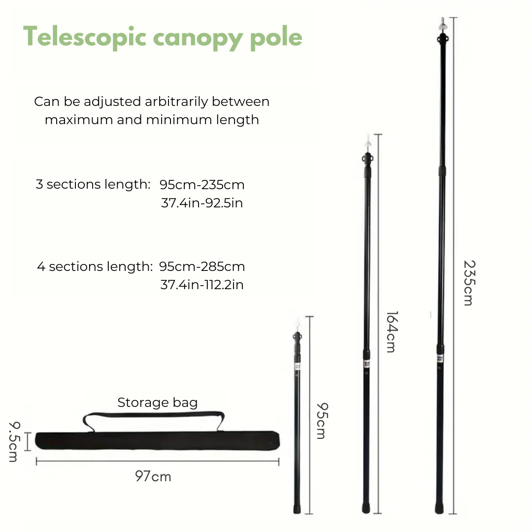 Telescopic Poles - Tent Poles