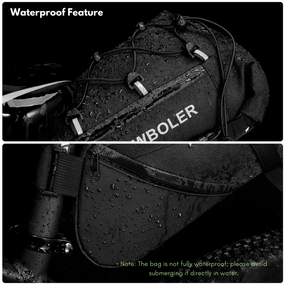 Waterproof Bike Saddle Bag - 10L Capacity