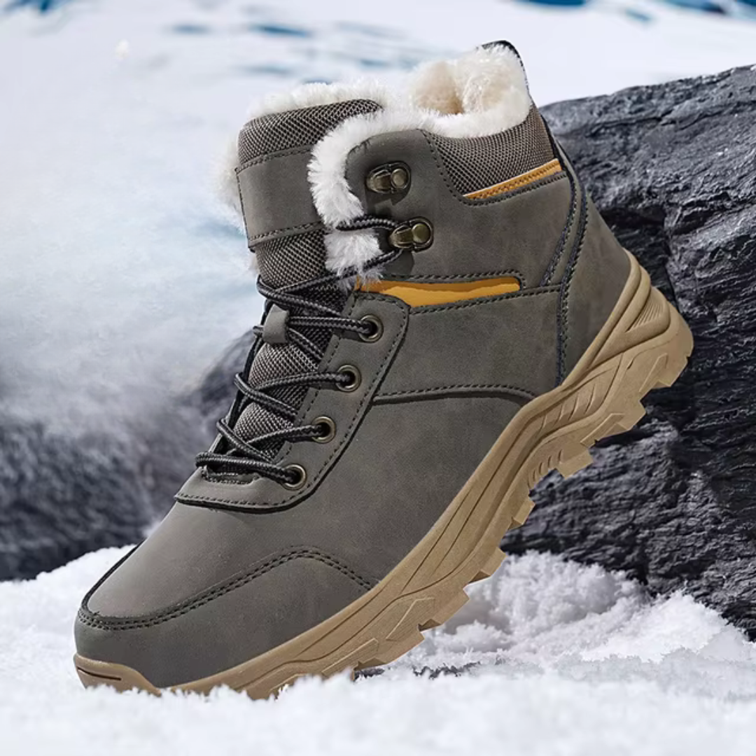 Winter Men's Hiking Shoes - Plush Lined - Waterproof