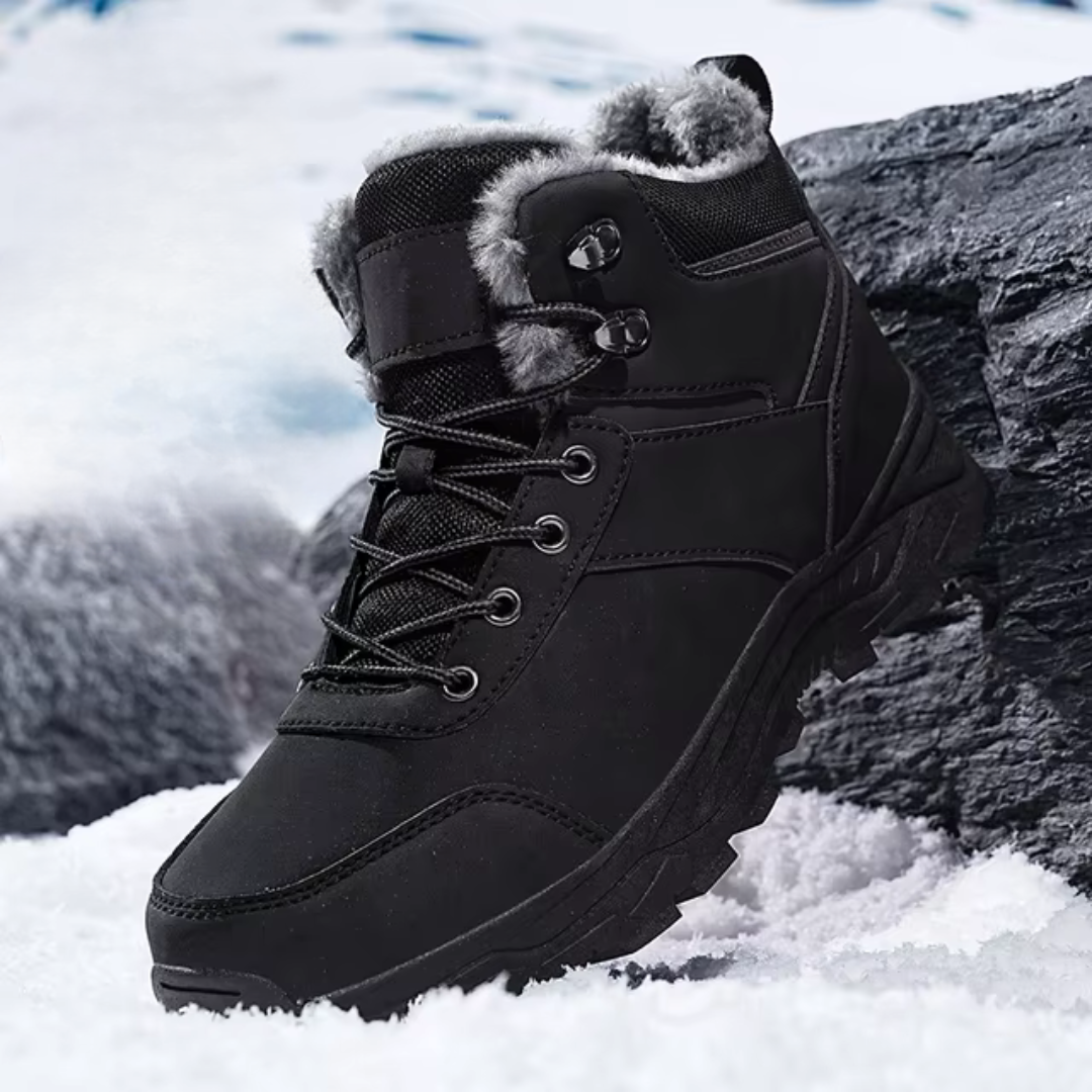 Winter Men's Hiking Shoes - Plush Lined - Waterproof