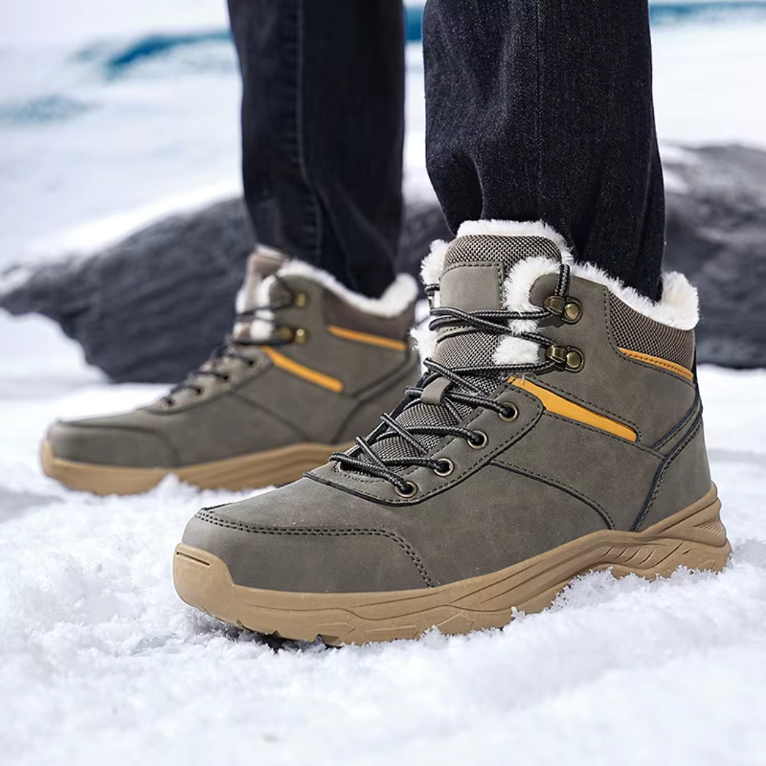 Winter Men's Hiking Shoes - Plush Lined - Waterproof