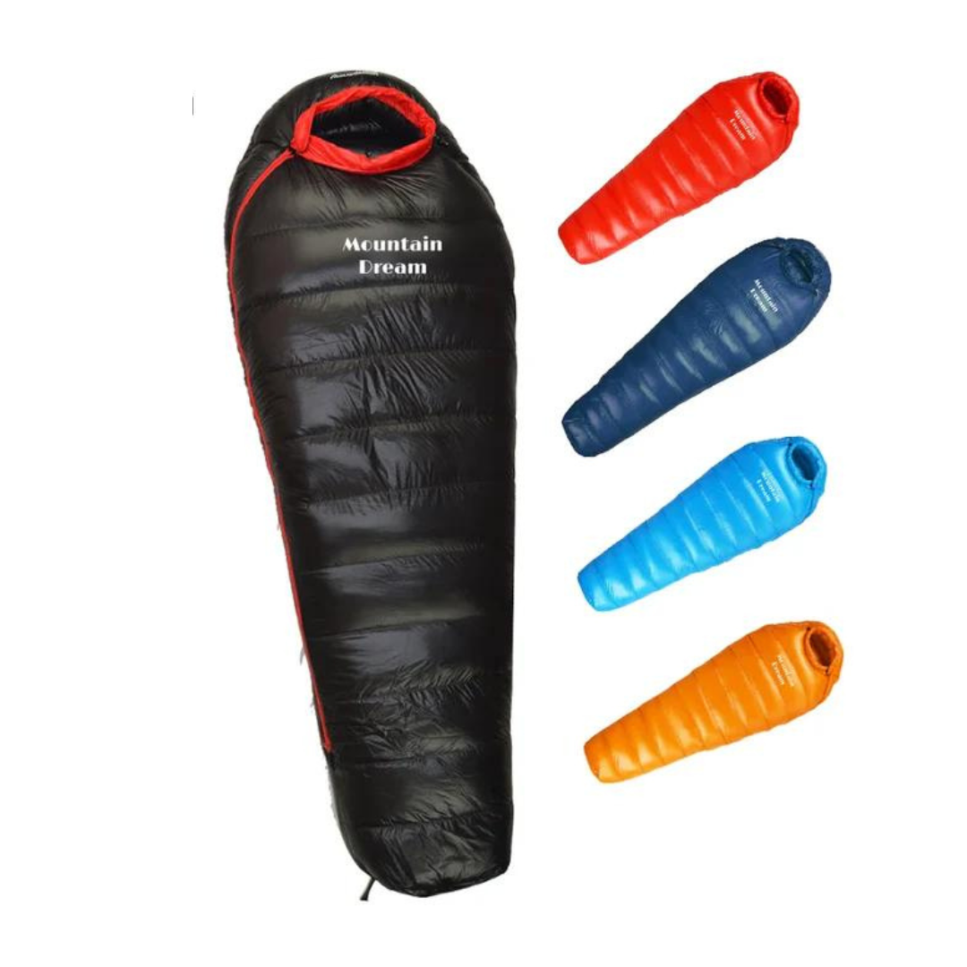 Winter Sleeping Bag - 400T Ripstop Nylon - Goose Down Up to -20 °C