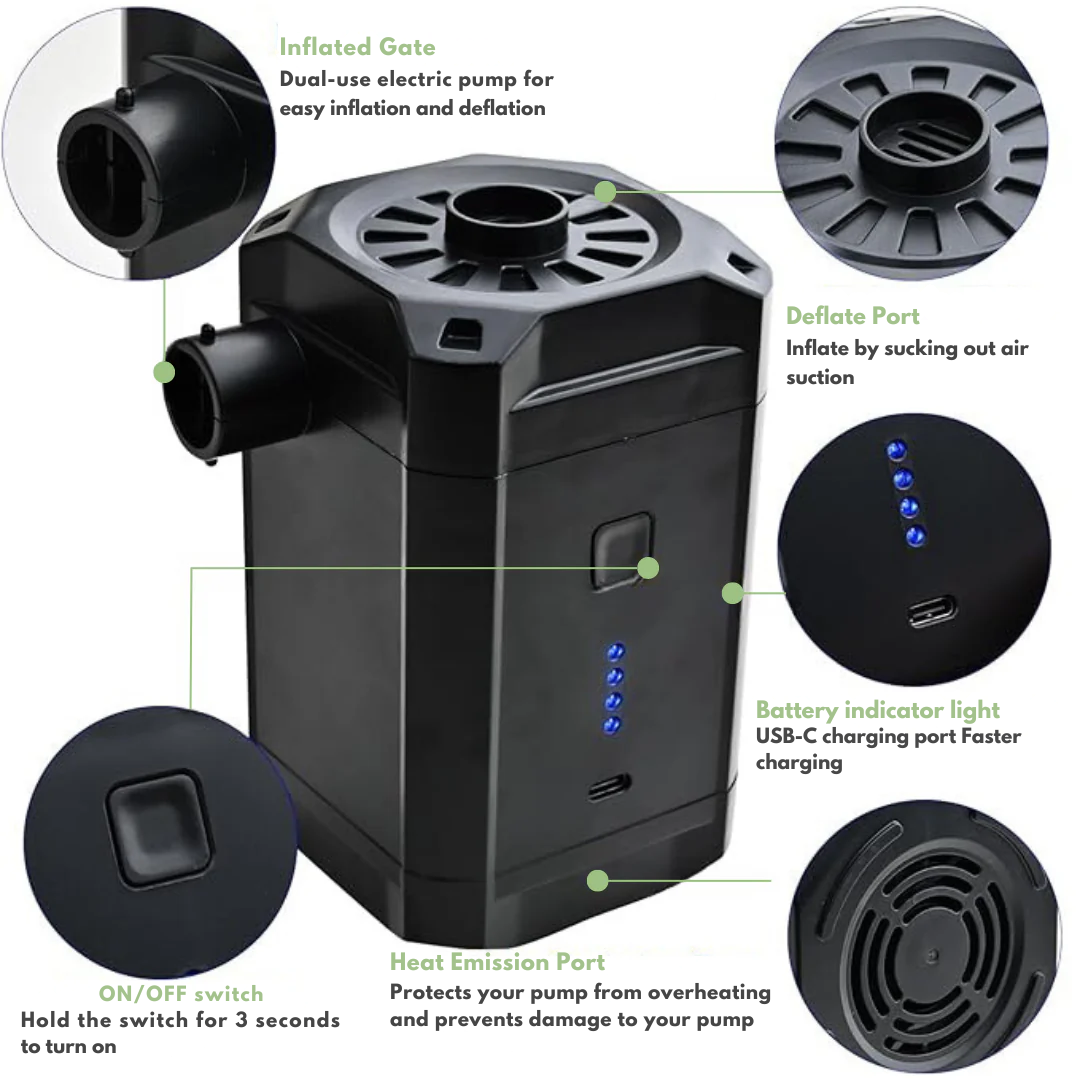 Wireless Mini Inflator Pump